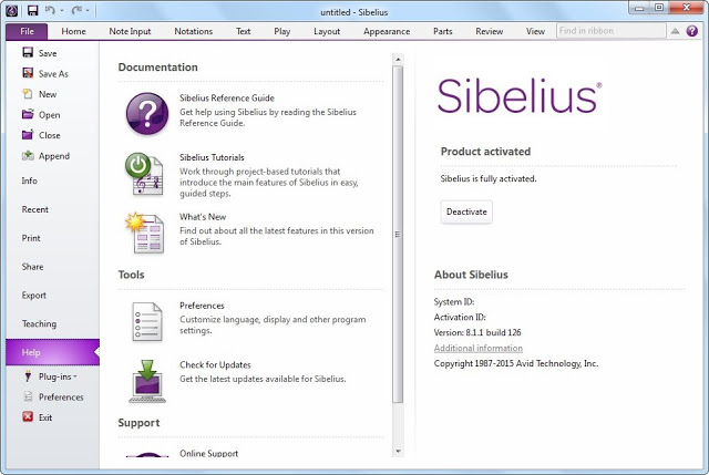 Avid Sibelius 8.1.1 Build 126