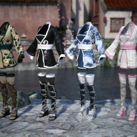 DAZ3D - Red Lilies Outfit Textures