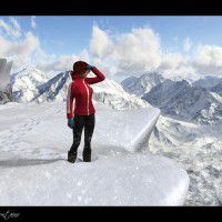 DAZ3D ~ Poser : Easy Environments: Snowy Mountains