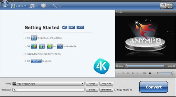 AnyMP4 4K Converter 6.0.56