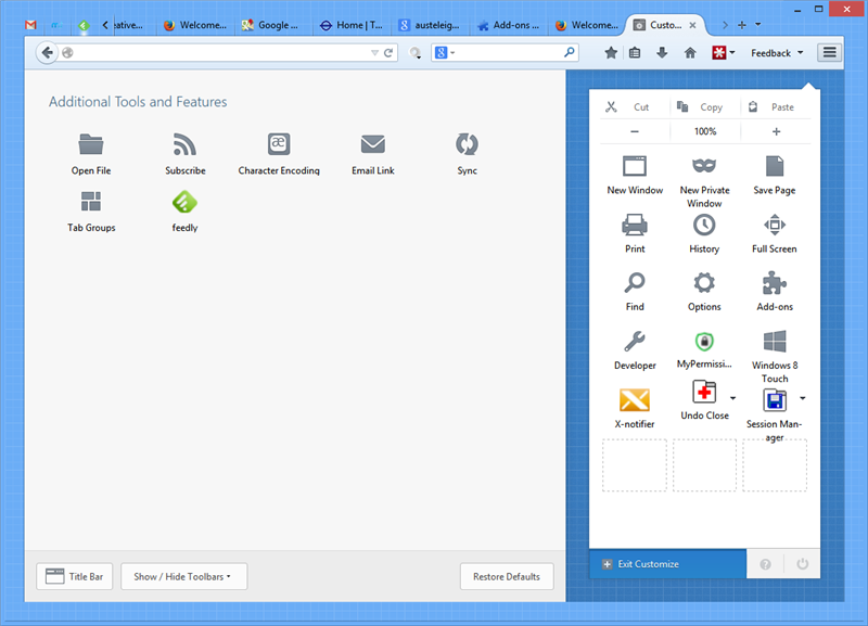 Mozilla Firefox 49.0a2