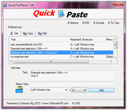 QuickTextPaste 3.19