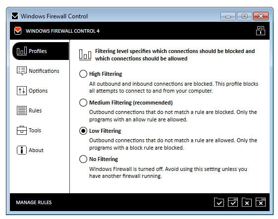 Windows Firewall Control 4.8.5.0