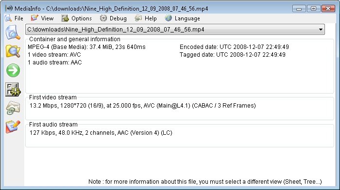 MediaInfo 0.7.88 Final
