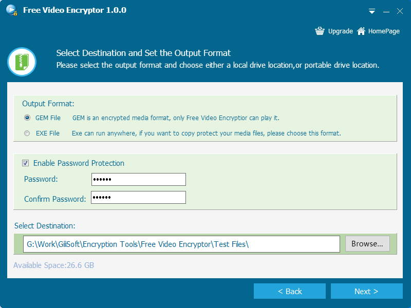 GiliSoft Video Encryptor 1.0