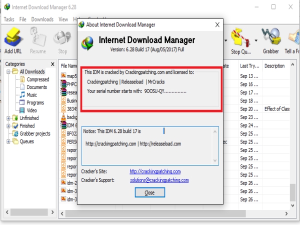 IDM 6.28 Crack Crack Patch Serial Key Full Free Download