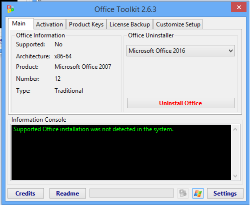 Microsoft Toolkit 2.6.3 Activator