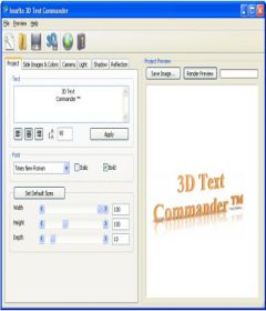 3D Text Commander incl serial key free download