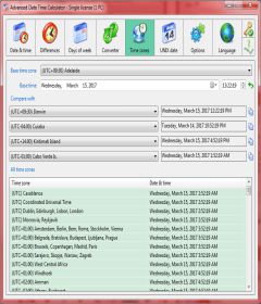 Advanced Date Time Calculator + key