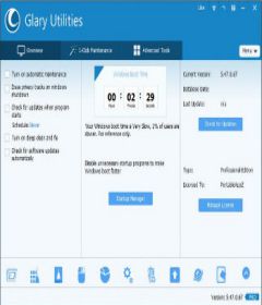 Glary Utilities Pro 5.127.0.152 + keygen