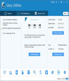 Glary Utilities Pro 5.132.0.158 + keygen