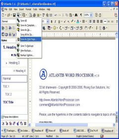 Atlantis Word Processor 3.3.3 Final + keygen