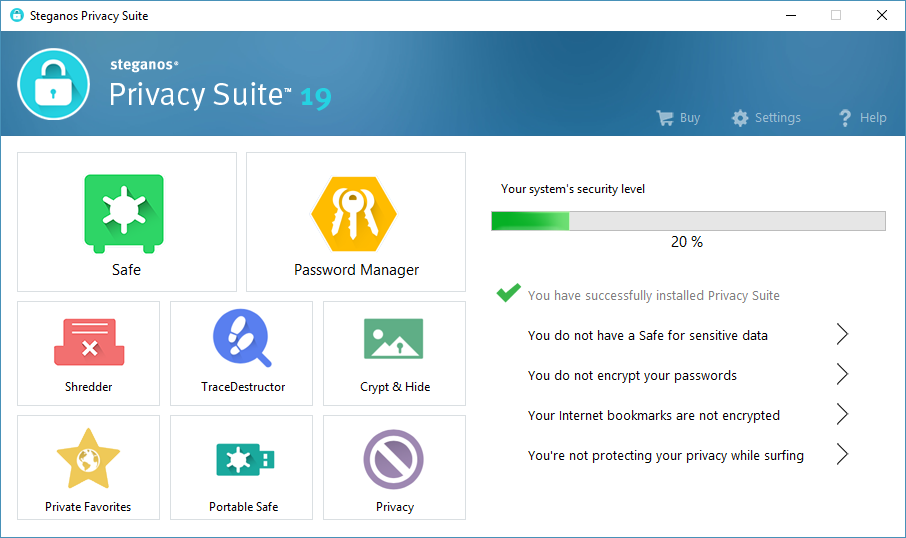 Steganos Privacy Suite