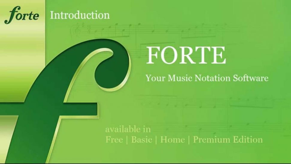Forte Notation free download