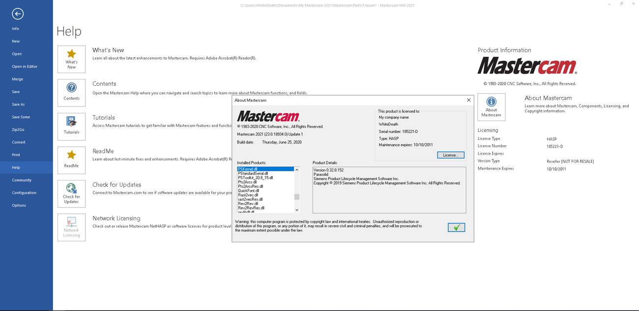 Mastercam incl Crack