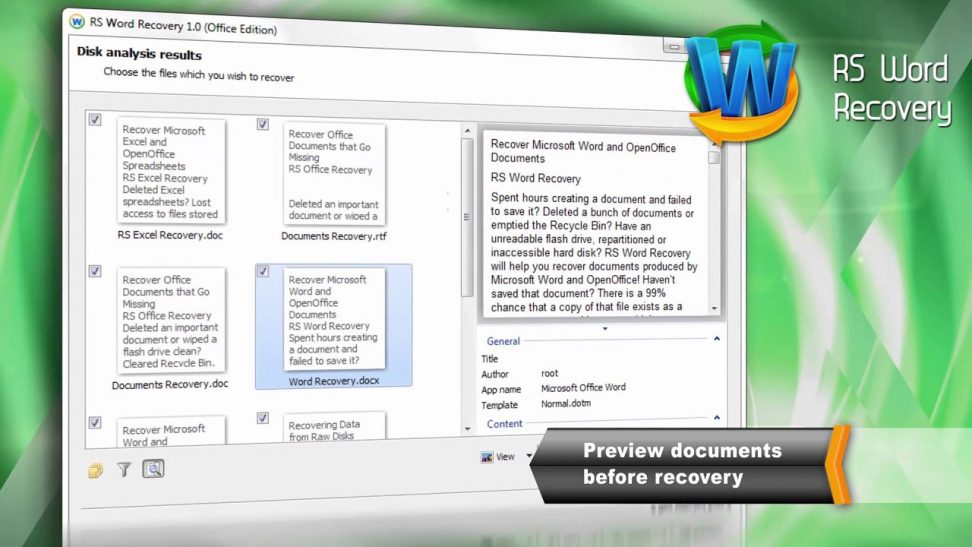 RS Word Recovery 3.4