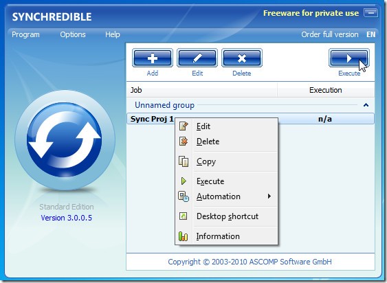 FTP Synchronizer Professional 8.1.30.1393